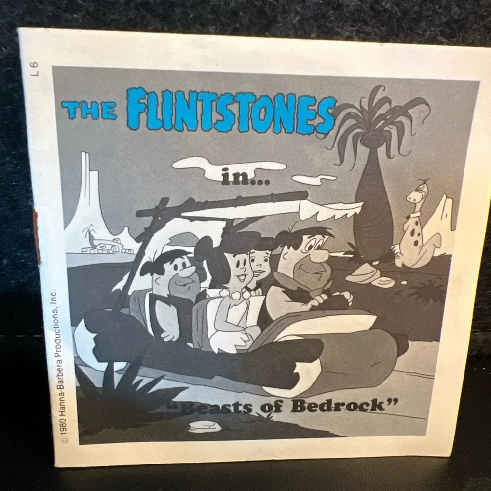 View-Master The Flintstones Beasts of Bedrock Cartoon 1980 3‎ Reel Packet & Book